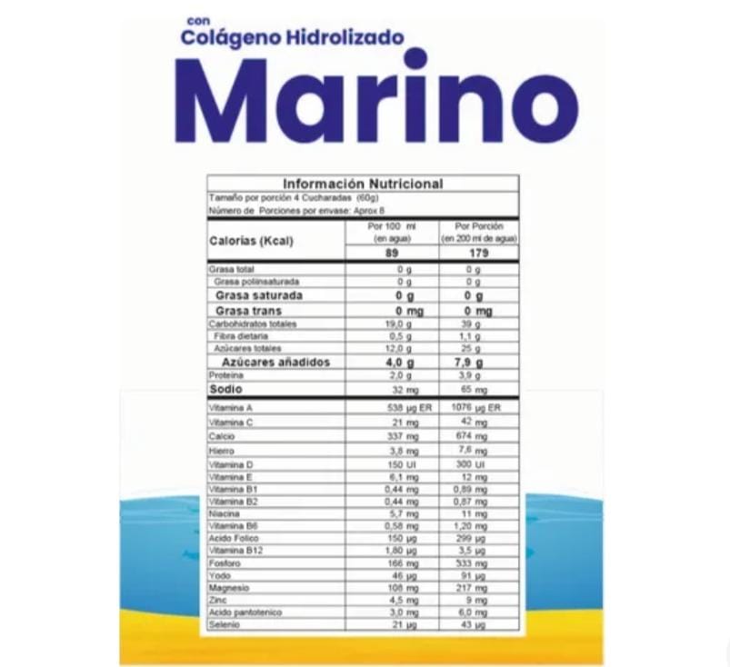Colágeno marino hidrolizado